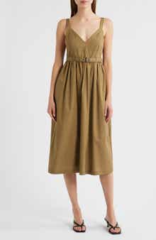 Steve Madden Juno Halter Neck Cotton Dress