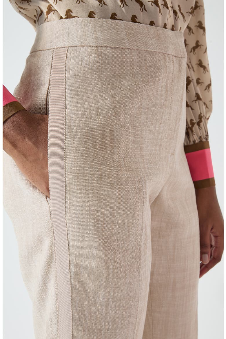 Amelia Slim Fit Trousers, Alternate, color, BEIGE