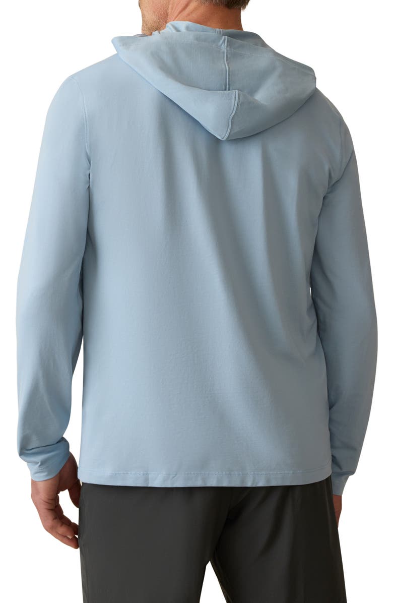Faherty Shorelite UPF Water Repellent Hoodie, Alternate, color, Blue Breeze
