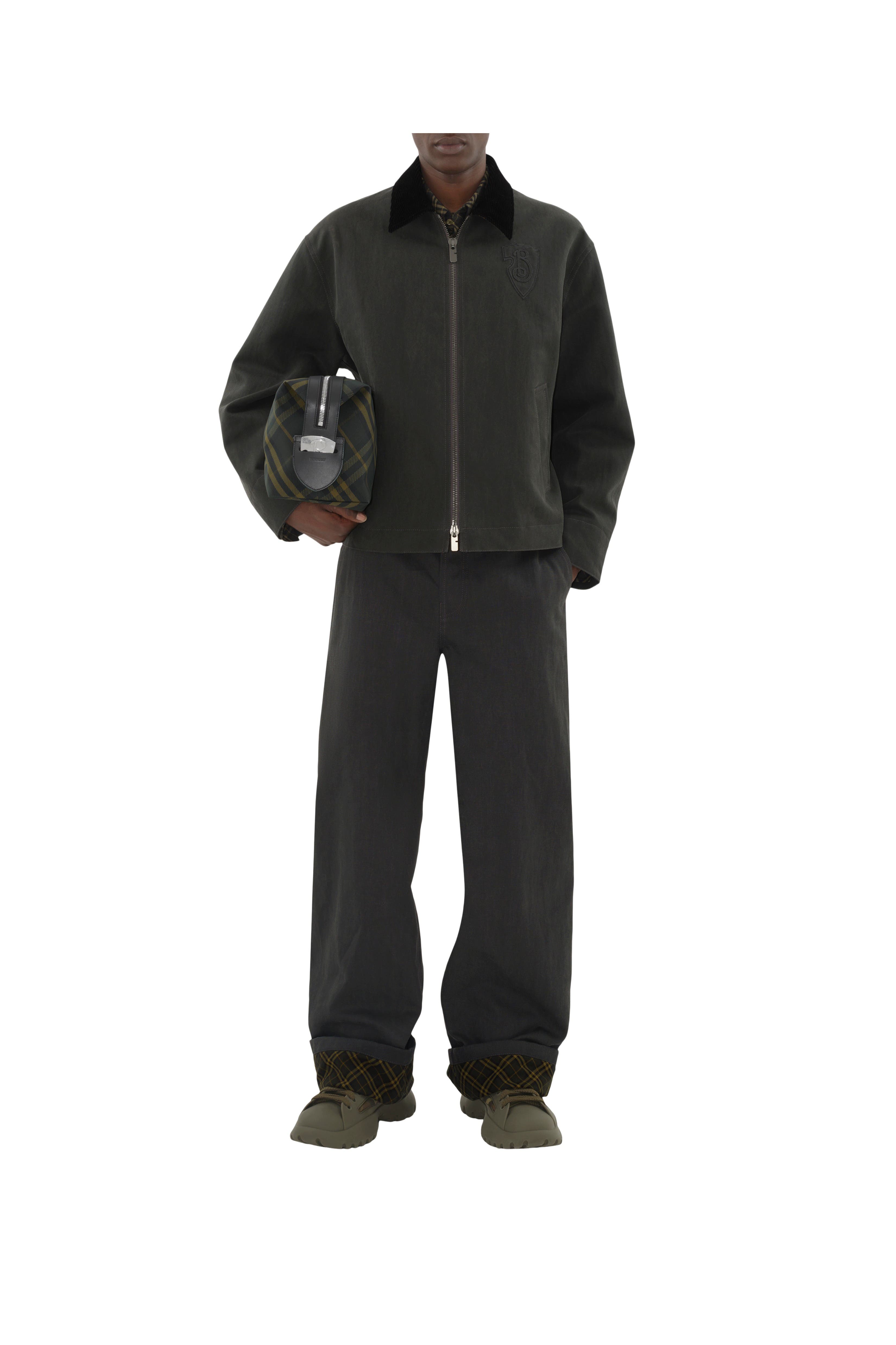 Burberry B Shield Pouch, Alternate, color, 