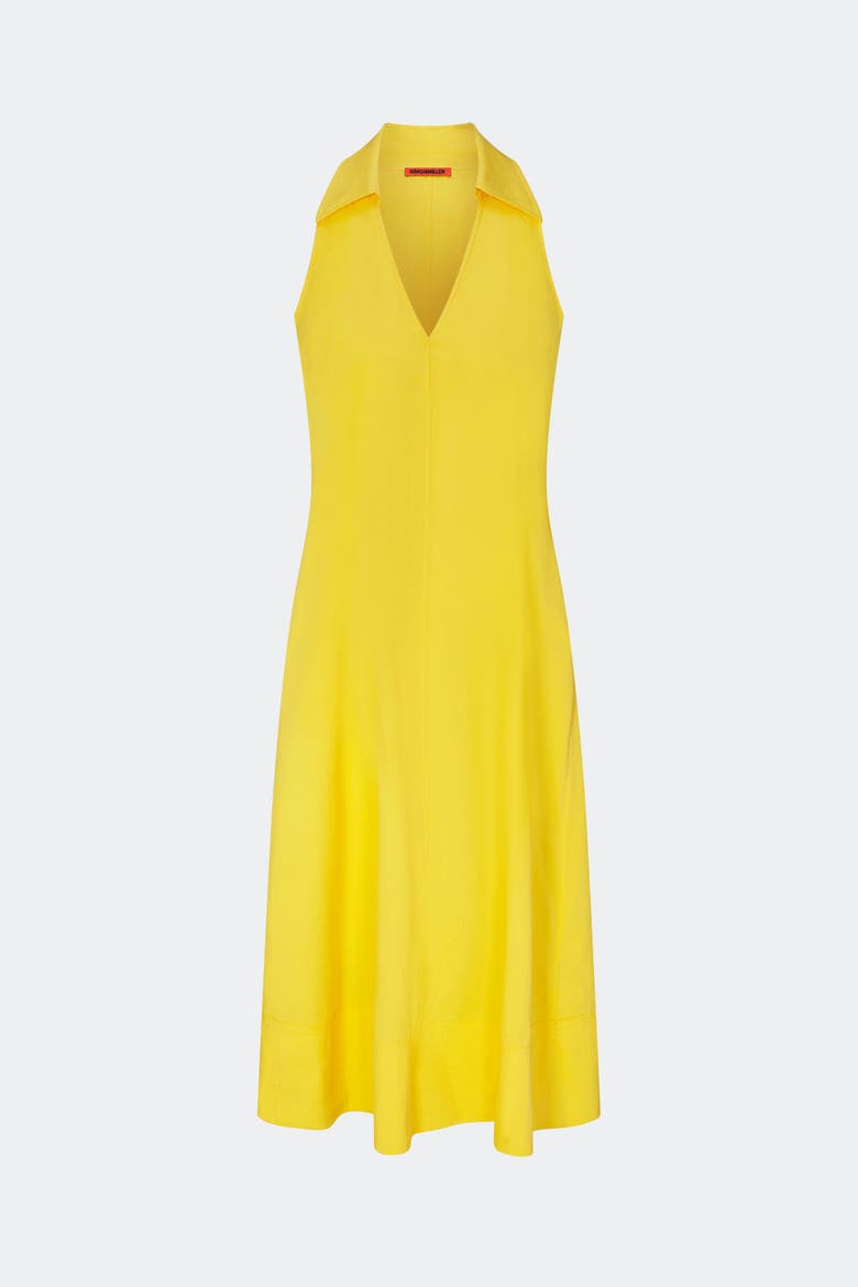 Nava Poplin Midi Dress, Alternate, color, Sungold