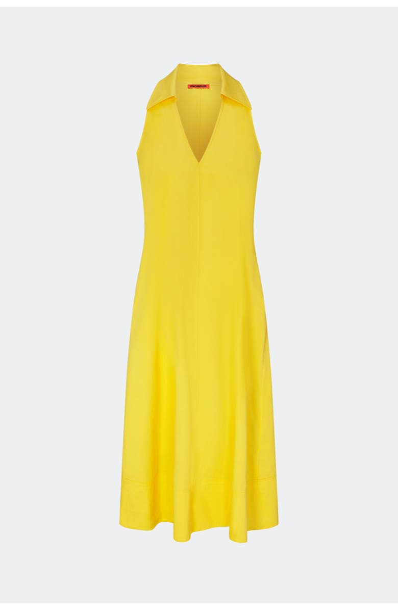SIMONMILLER Nava Poplin Midi Dress, Main, color, Sungold