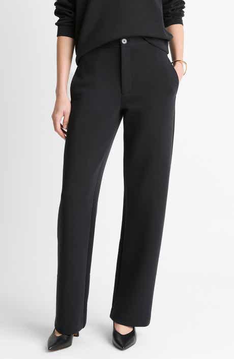 Stretch Cotton Blend Pants