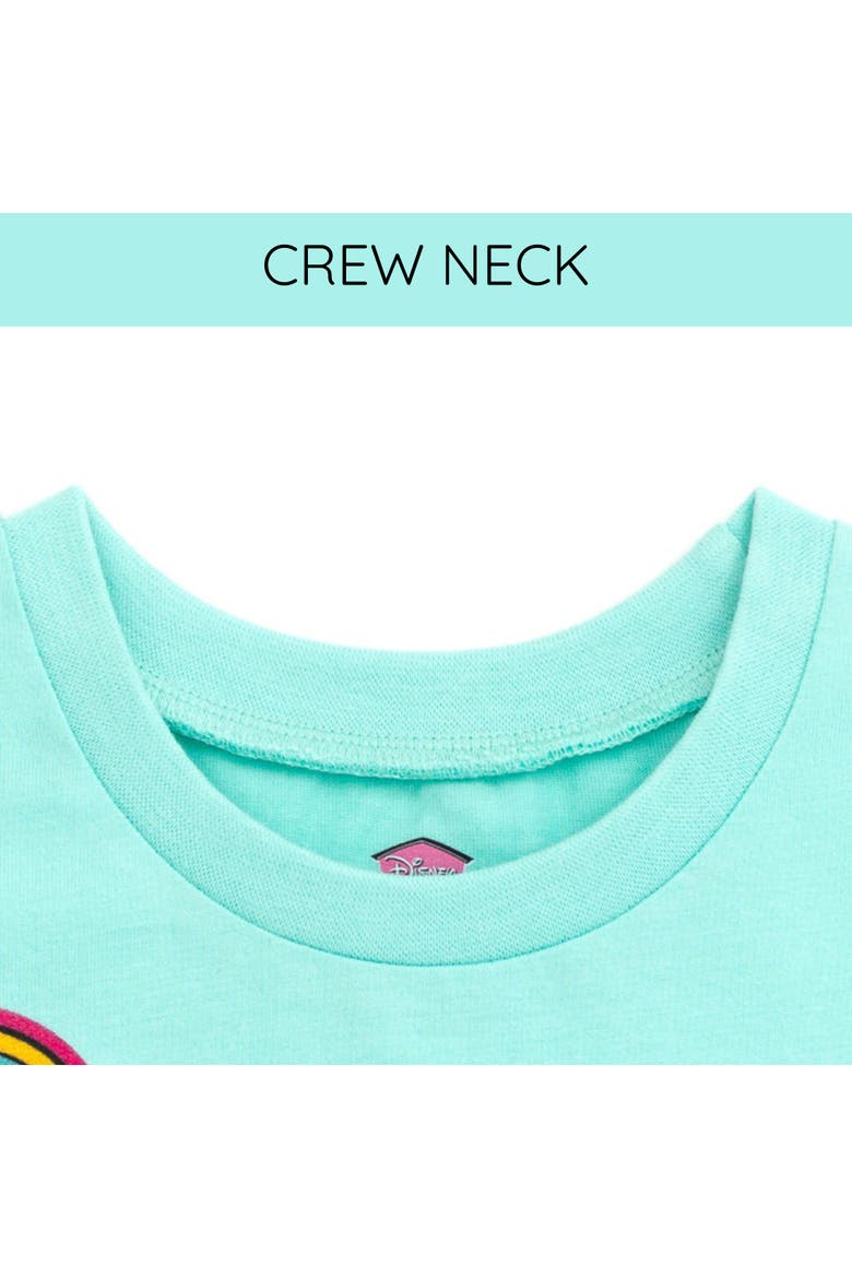 Birthday Graphic T-Shirt, Alternate, color, Cinderella Moana Aqua