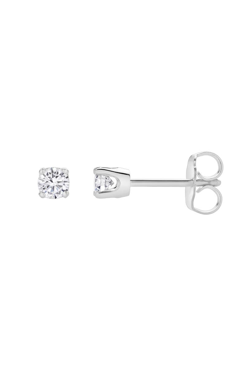 Seraph 0.25 Ct TW Lab Grown Round Diamond Studs 14K Gold Earrings, Alternate, color, 14K White Gold