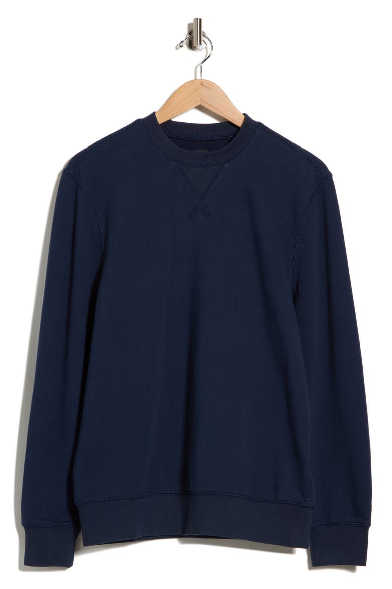 Terry Crew Sweatshirt, Alternate, color, NAVY STILL