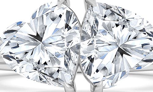 Hautecarat Lab Grown Diamond Twin Heart Ring