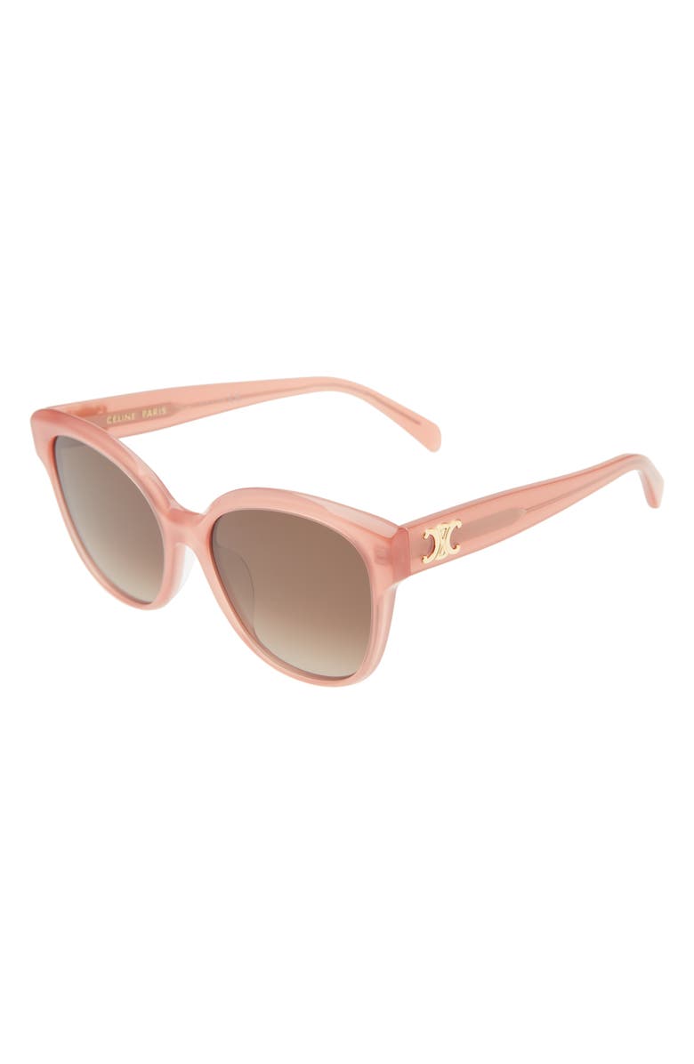 CELINE 58mm Gradient Cat Eye Sunglasses, Alternate, color, 