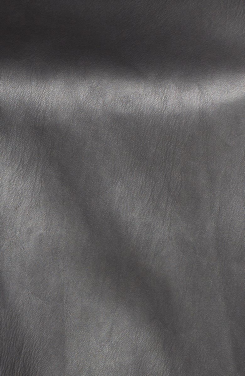 Halogen<sup>®</sup> Drape Faux Leather Jacket, Alternate, color,