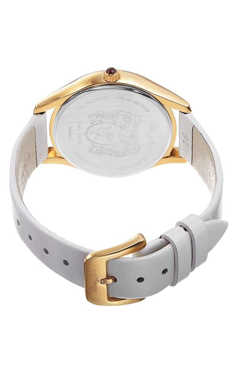 Bruno Magli Womens's Alessia 1381 Swiss Ronda Quartz 763 Leather Strap Watch, 36mm, Alternate, color,