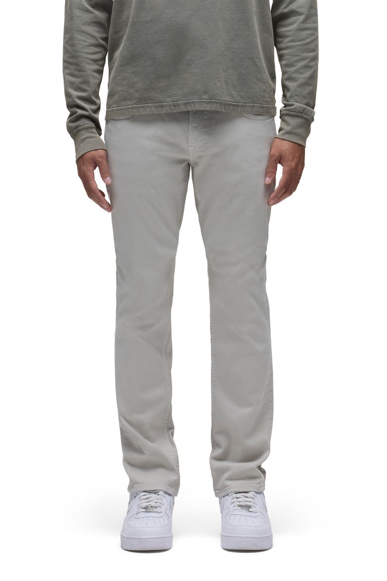 Blake Slim Straight Stretch Twill 5-Pocket Pants, Main, color, ASH