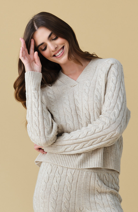 Merino Cashmere Lounge Sweater