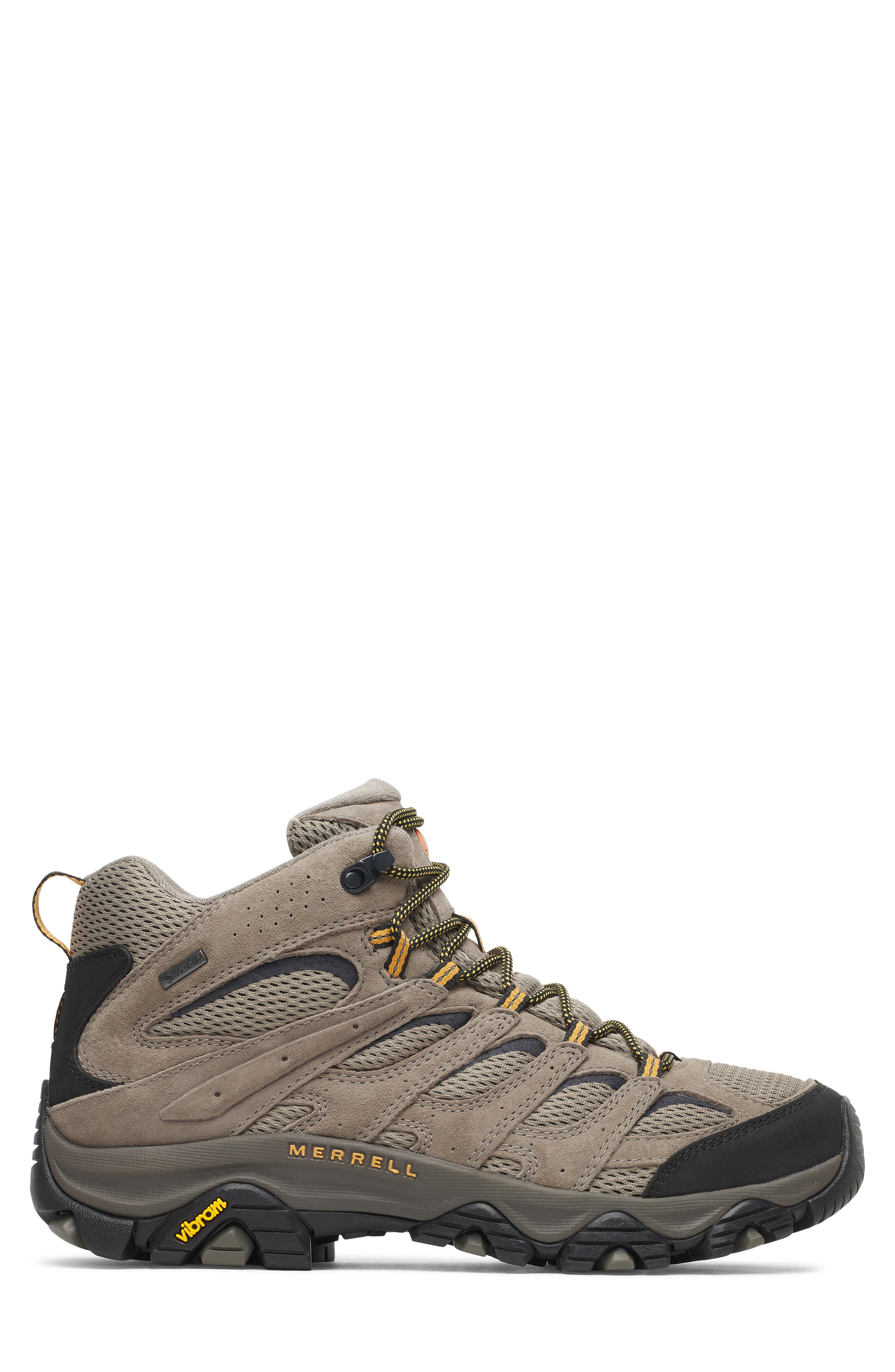 Moab 3 Mid GTX Waterproof Hiking Boot, Alternate, color, PECAN