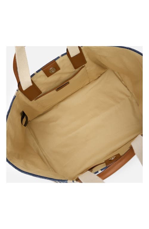 We-ar4 The Riviera Striped Canvas Tote Bag