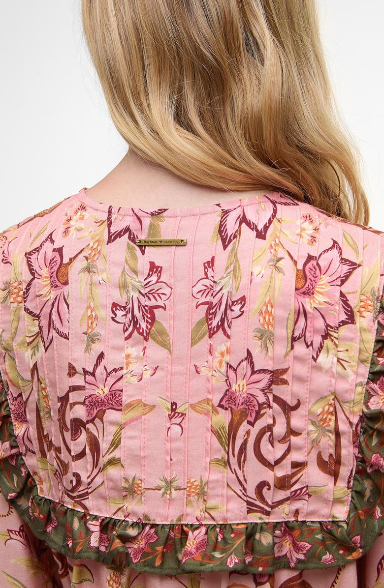 Barbour Cami Long Sleeve Blouse, Alternate, color, Tropical Print