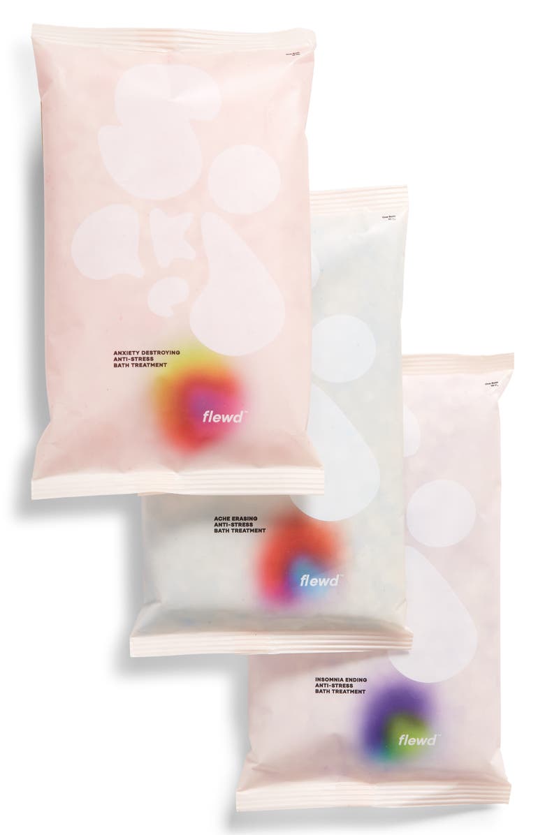 FLEWD Selfcare Trio Anti-Stress Bath Treatment, Main, color,