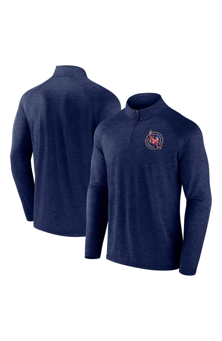 FANATICS Men's Fanatics Alexander Ovechkin Navy Washington Capitals NHL All-Time Leading Goal Scorer GR8 895 Quarter-Zip Top, Alternate, color, Navy
