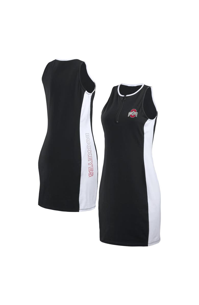 WEAR by Erin Andrews Women's WEAR by Erin Andrews Black Ohio State Buckeyes Bodyframing Tank Dress, Alternate, color, Black