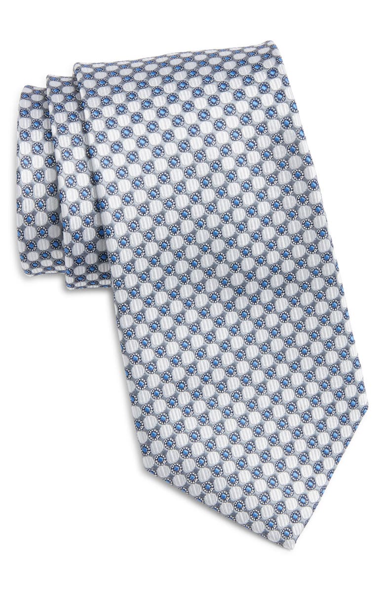 Nordstrom Polka Dot Silk Tie, Main, color,