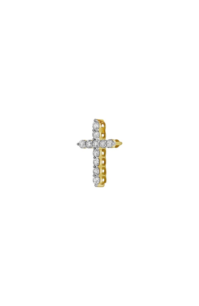 LuvMyJewelry Sacred Cross Diamond Pendant in 10K Yellow Gold, Alternate, color, 10K Yellow Gold