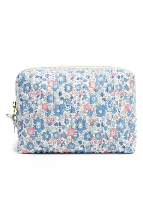 x Liberty Large Quilted Cotton Pouch