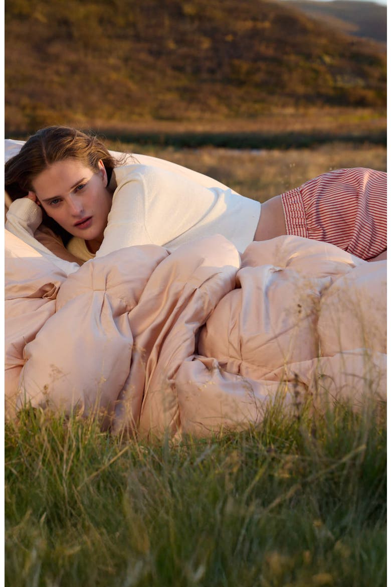 Bubble Comforter, Alternate, color, BLUSH