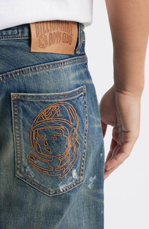 Billionaire Boys Club Bb Challenger Distressed Jeans In Blue