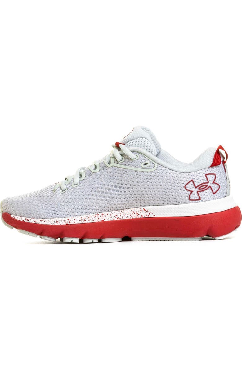 Under Armour Gray Wisconsin Badgers Infinite 5 Running Shoes, Alternate, color,