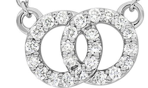 Bony Levy Diamond Pendant Necklace In Metallic