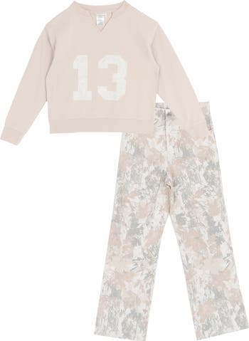 Kids' Graphic Sweatshirt & Camo Pants