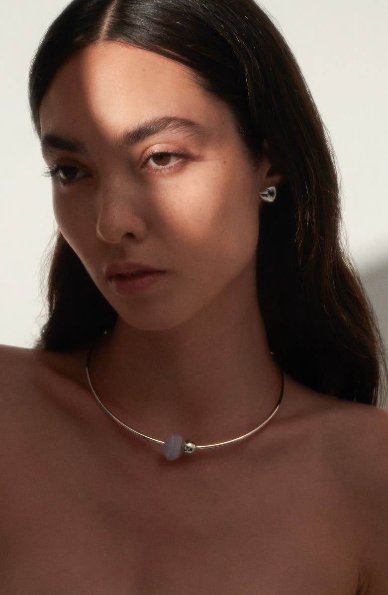 Lady Grey Isolde Necklace, Alternate, color, Silver