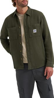 Lee Cotton Button-Up Overshirt