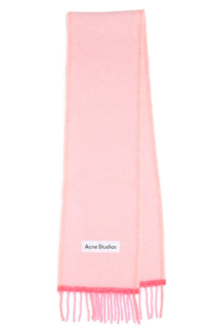 Valley Fringe Scarf, Main, color, PINK