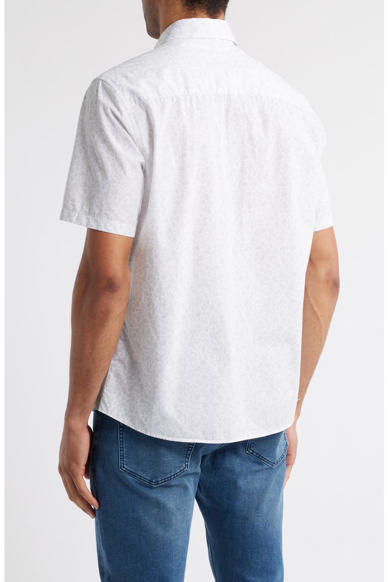Briarwood Short Sleeve Button-Up Shirt, Alternate, color, LIGHT GREY