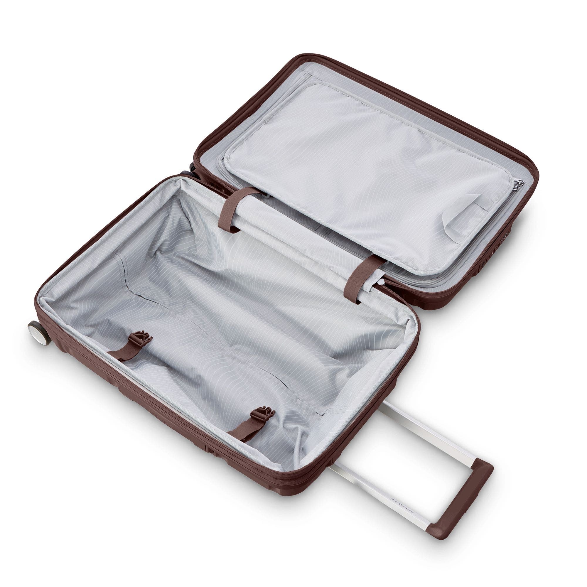 Samsonite Outline Pro Carry-On Spinner, Alternate, color, Cocoa Chocolate Mauve