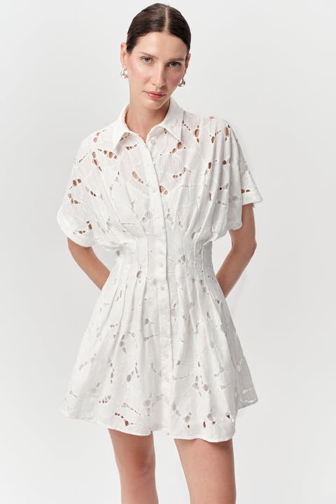Angevin Slim Short Sleeve Mini Dress