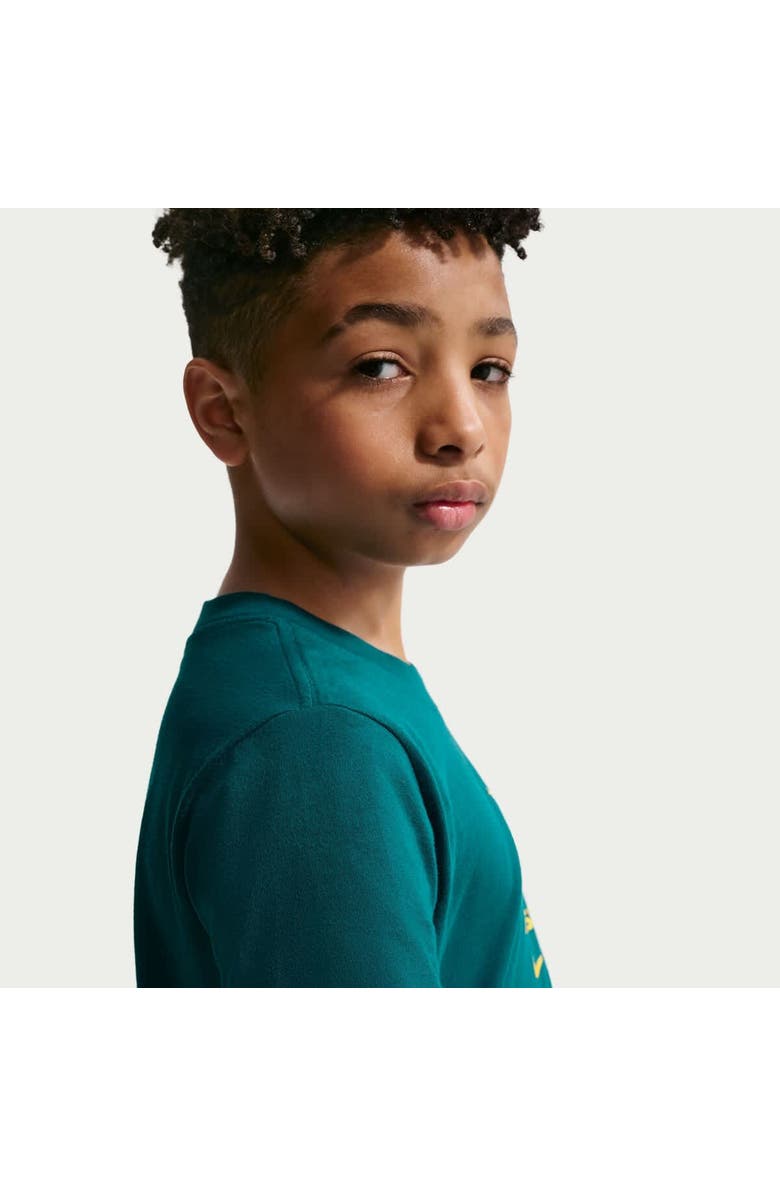 Nike Youth Nike Green Brazil National Team Crest T-Shirt, Alternate, color, Green