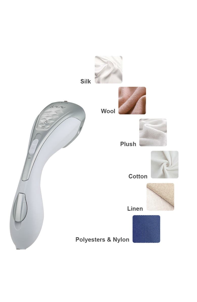 SALAV Silver HS-100 Duopress Hand Held Garment Steamer & Iron, Alternate, color, Silver