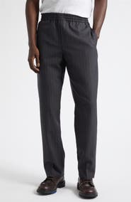 Burberry Trevor Pinstripe Wool Trousers