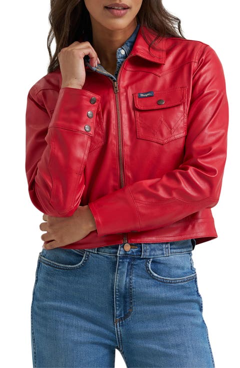 Slim Seamed Faux Leather Jacket