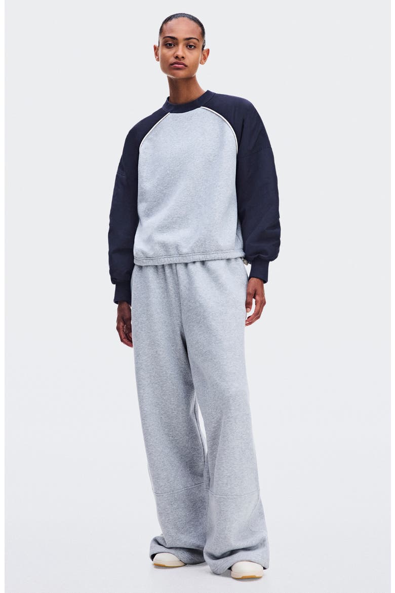 x Zendaya Oversize Crewneck Sweatshirt, Alternate, color, INKWELL/ ALLOY HEAT