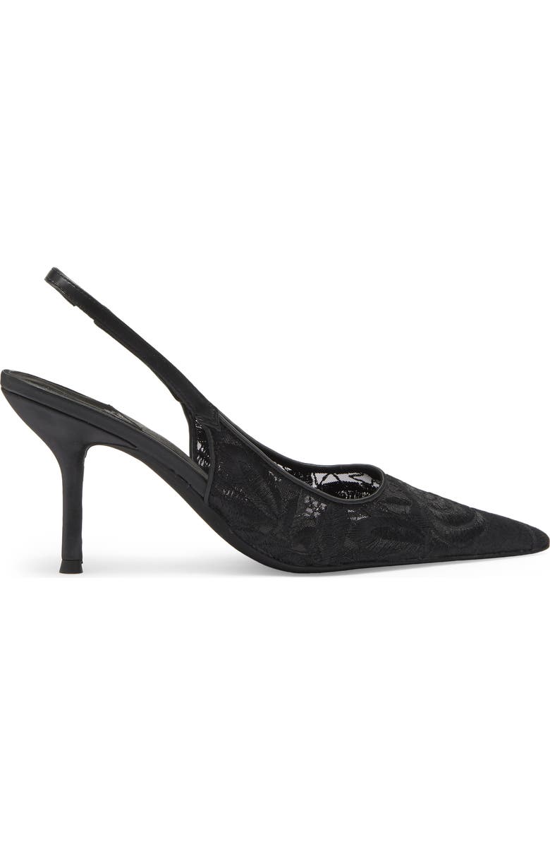 Jeffrey Campbell Lofficele Embroidered Mesh Slingback Pointed Toe Pump, Alternate, color,