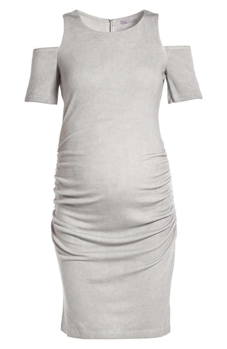 Tart Maternity Rosie Cold Shoulder Body-Con Maternity Dress, Alternate, color,