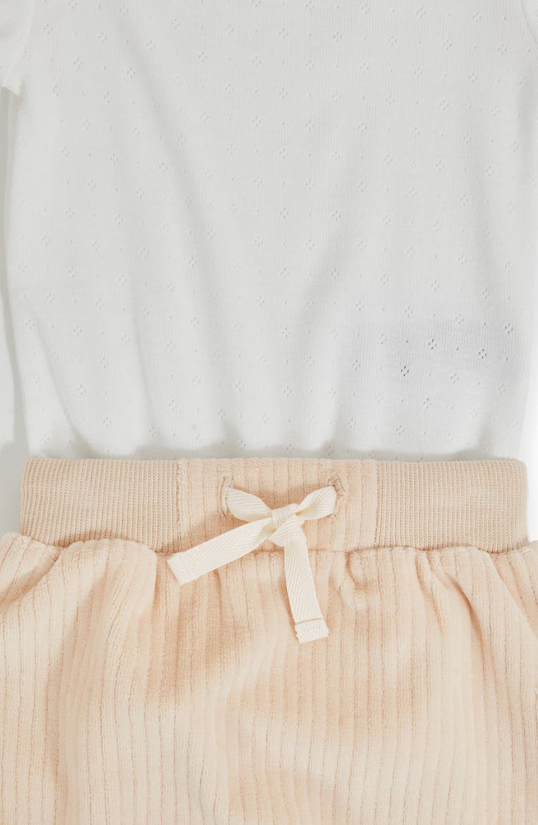 Reiss Tate Long Sleeve Bodysuit & Pants Set, Alternate, color, Neutral