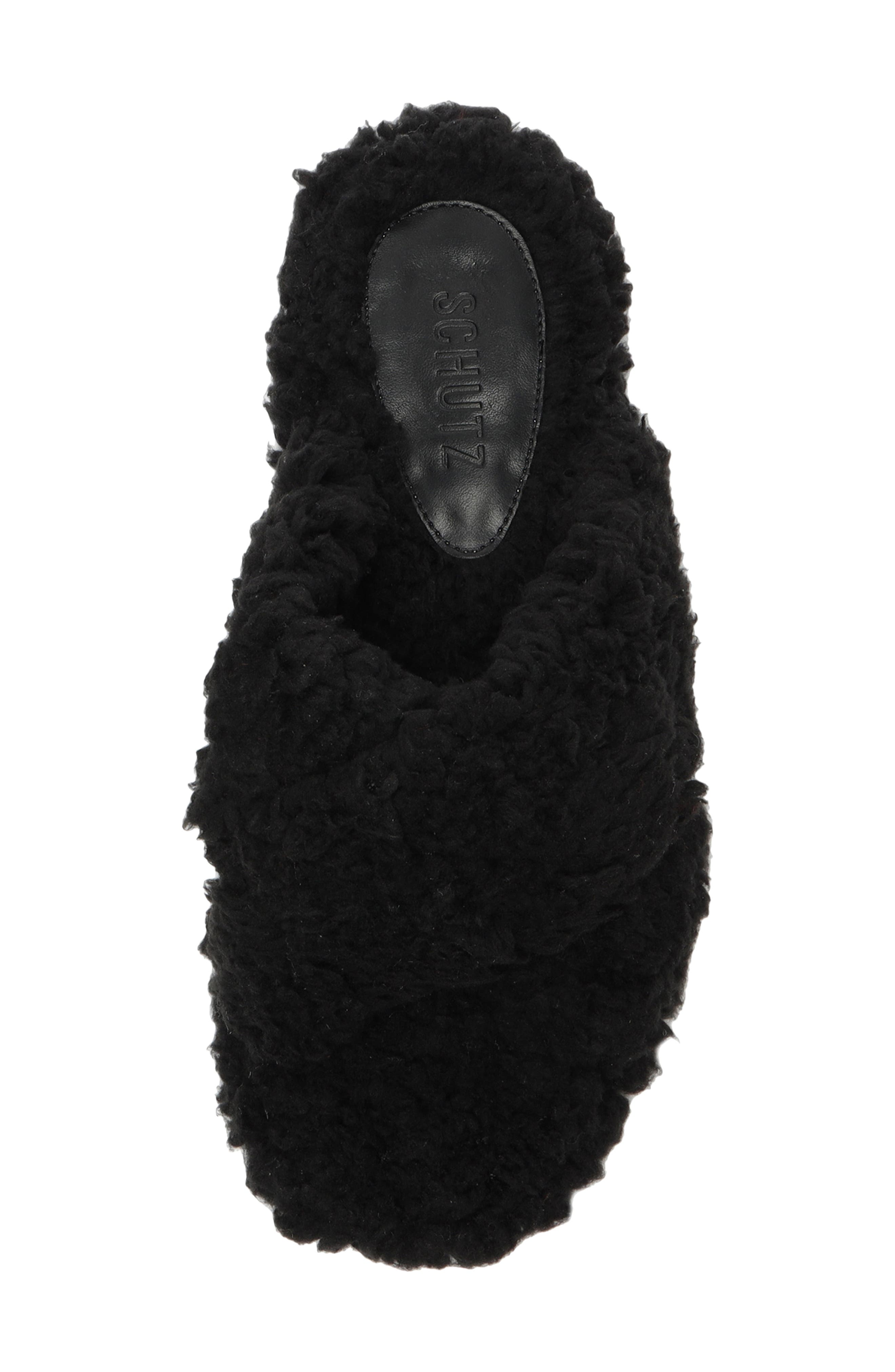 Schutz Dynora Faux Shearling Slipper, Alternate, color, 