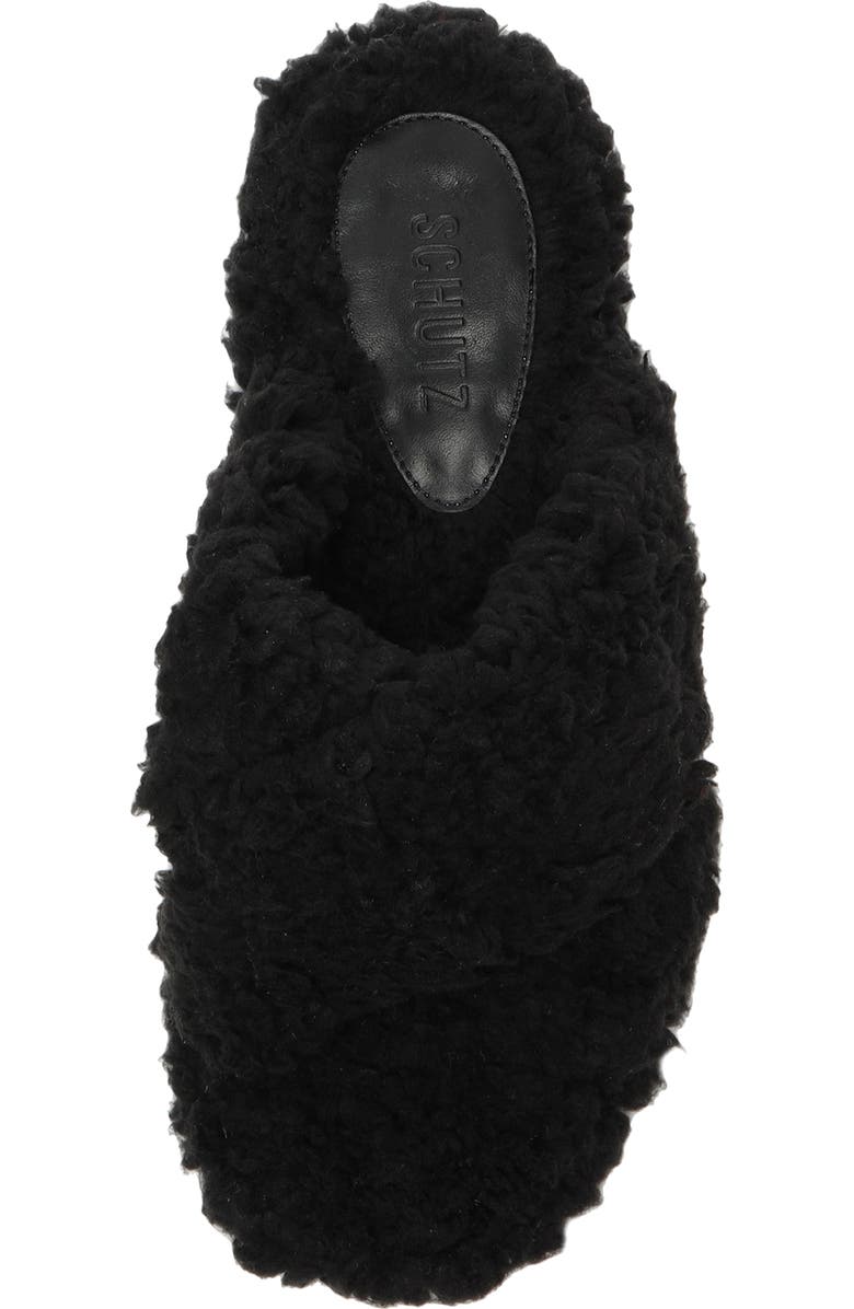 Schutz Dynora Faux Shearling Slipper, Alternate, color,