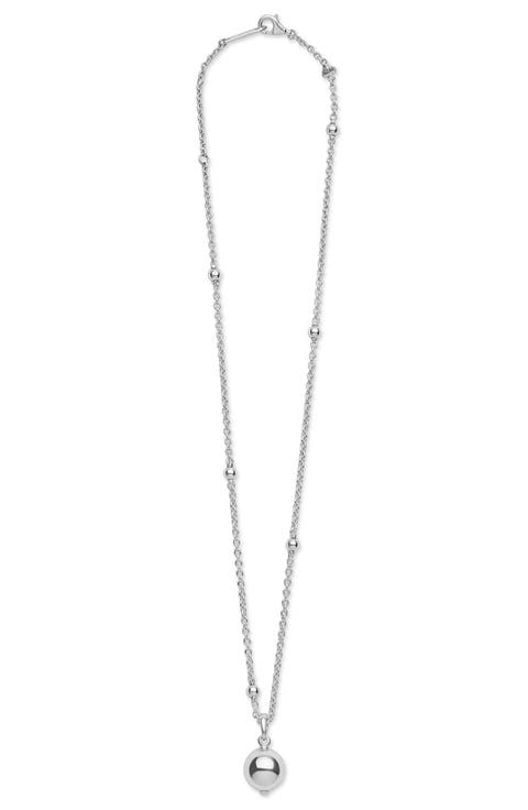 Caviar Bubbly Ball Pendant Necklace