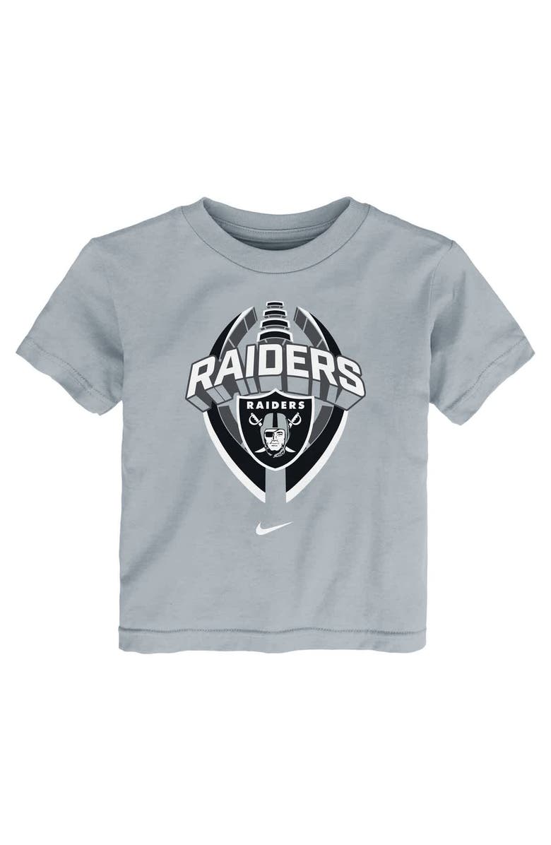 Nike Toddler Nike Gray Las Vegas Raiders Icon Legend T-Shirt, Alternate, color, Gray