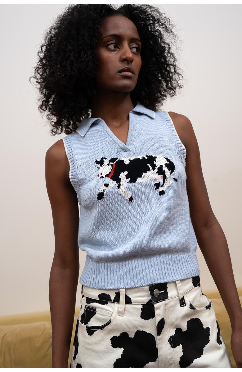 RACHEL ANTONOFF Bessie Polo, Alternate, color, Pale Blue