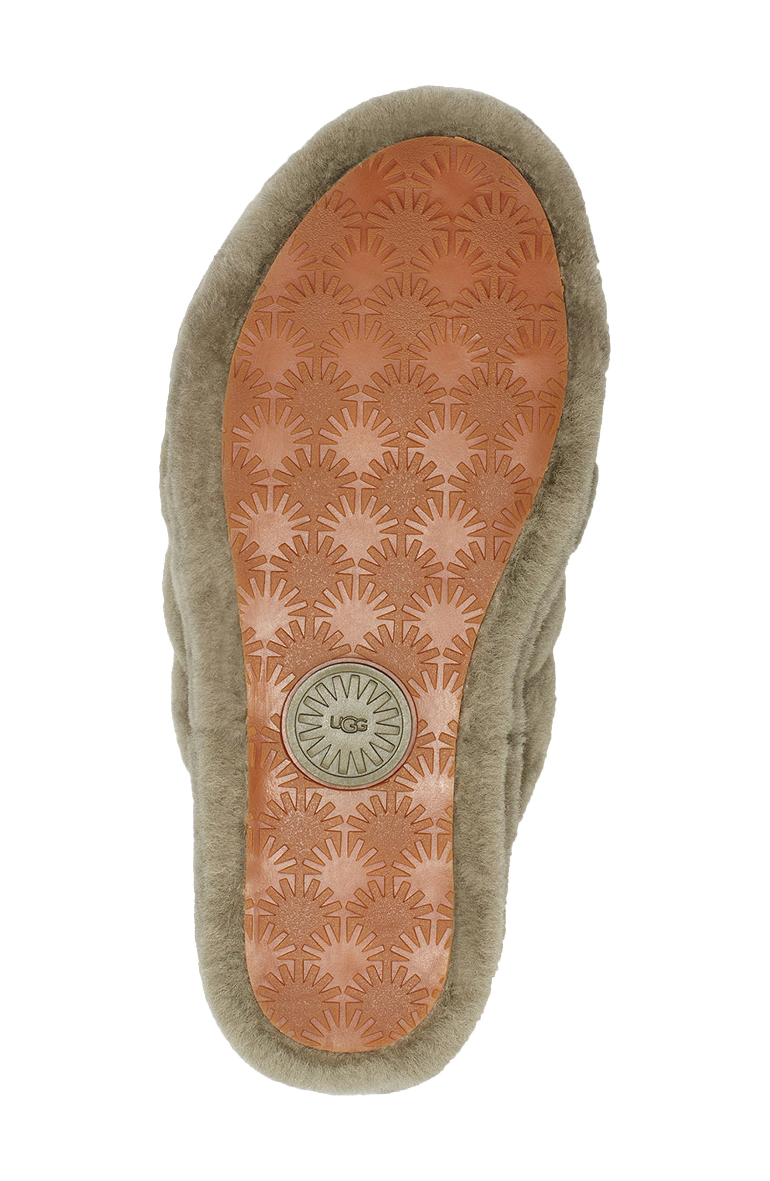 Fluff Yeah Faux Fur Slingback Sandal, Alternate, color, BURNT OLIVE